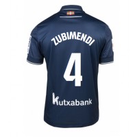 Dres Real Sociedad Martin Zubimendi #4 Gostujuci 2023-24 Kratak Rukav